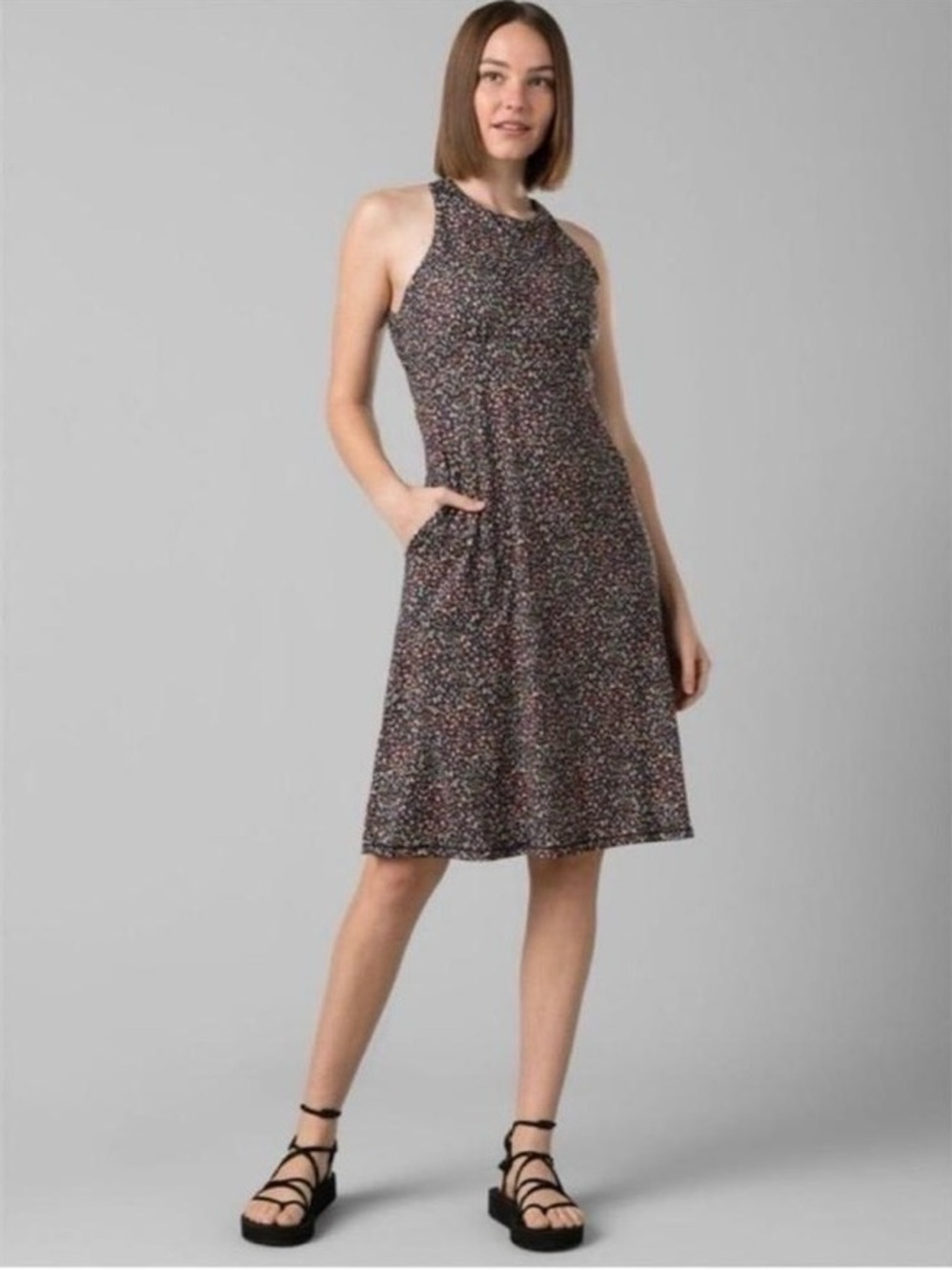 Prana Jewel Lake Active Midi Dress Medium - Picture 3 of 14